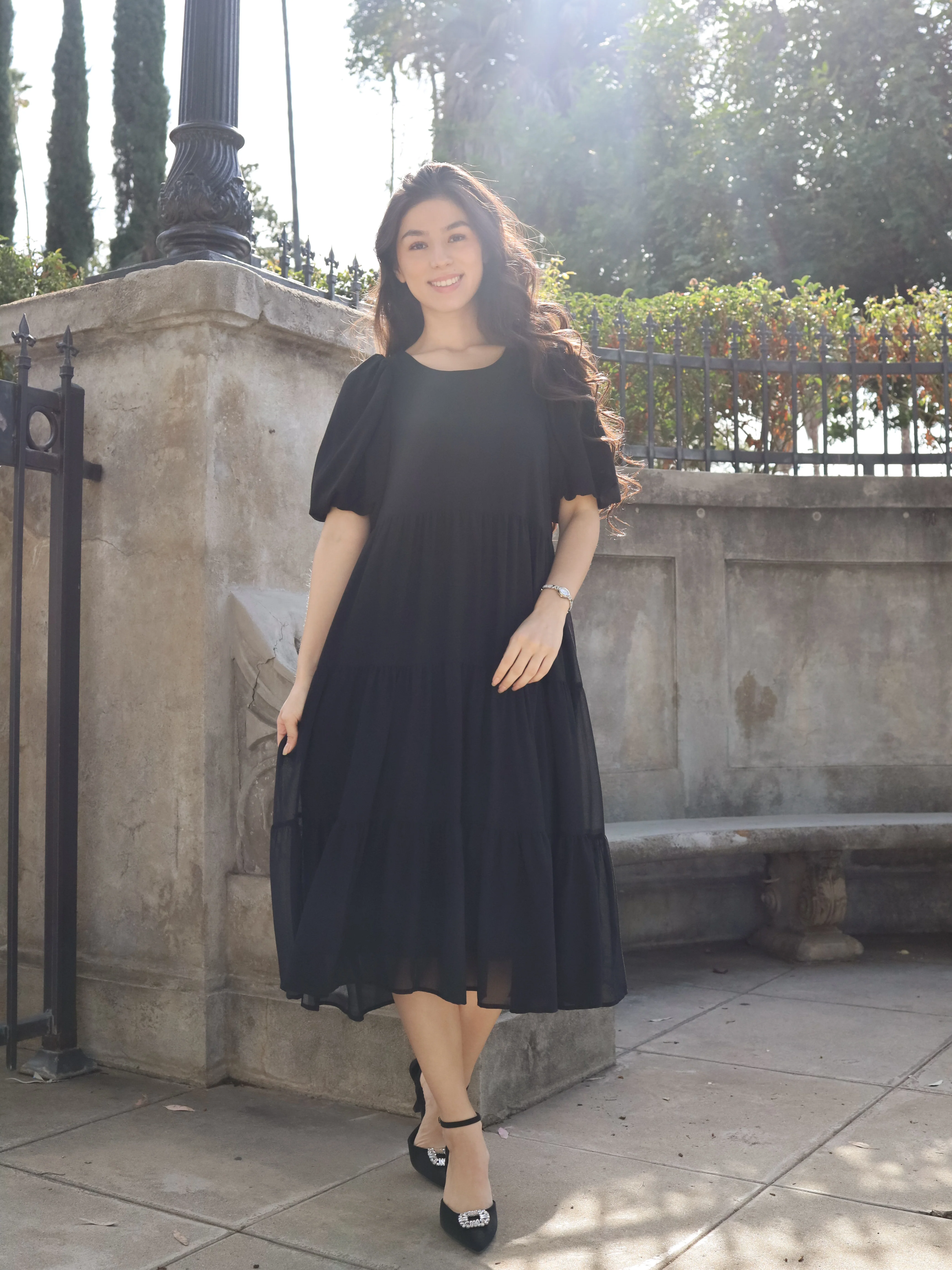 Mariah Dress - Black - Image 3