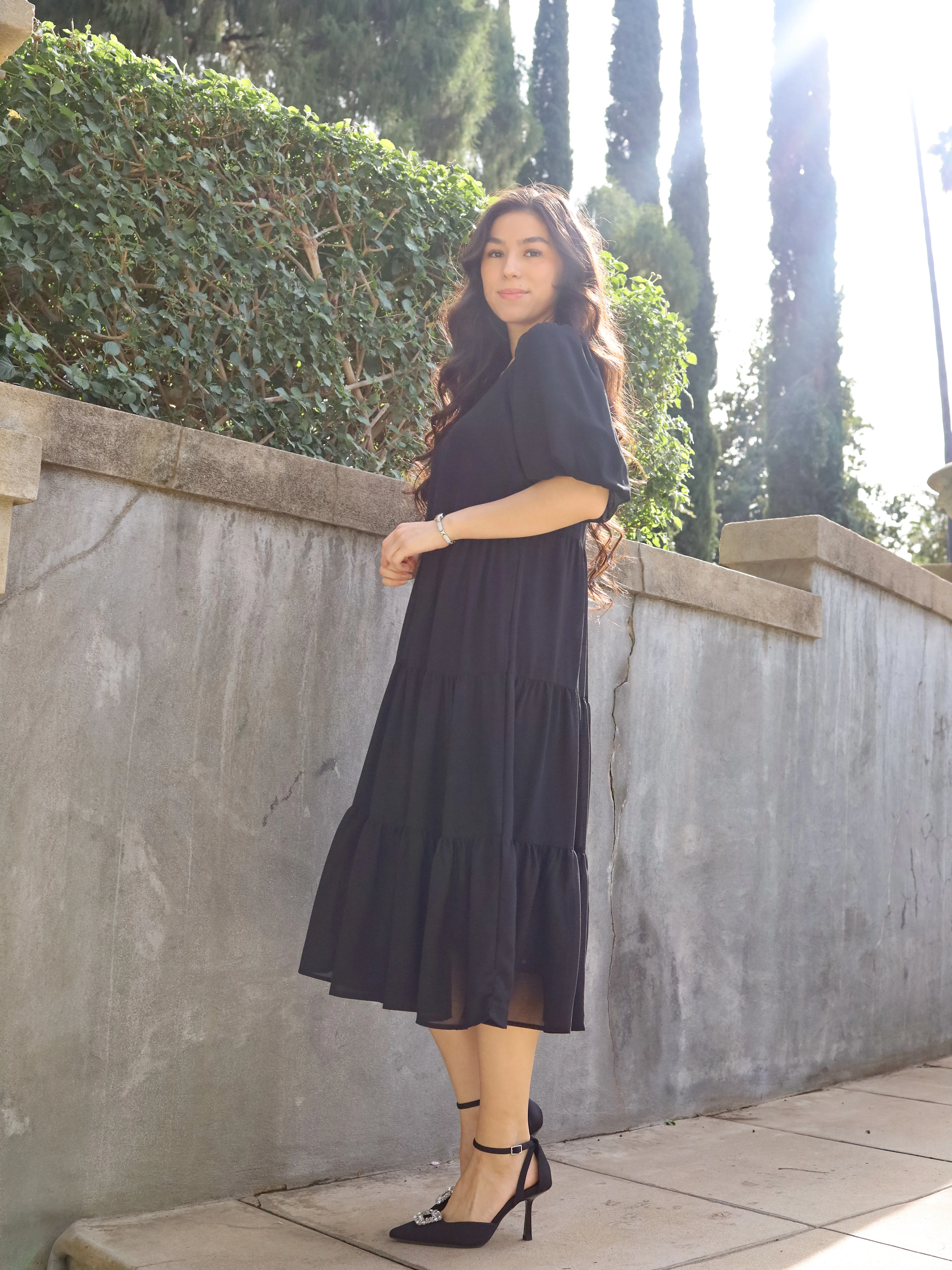 Mariah Dress - Black - Image 4