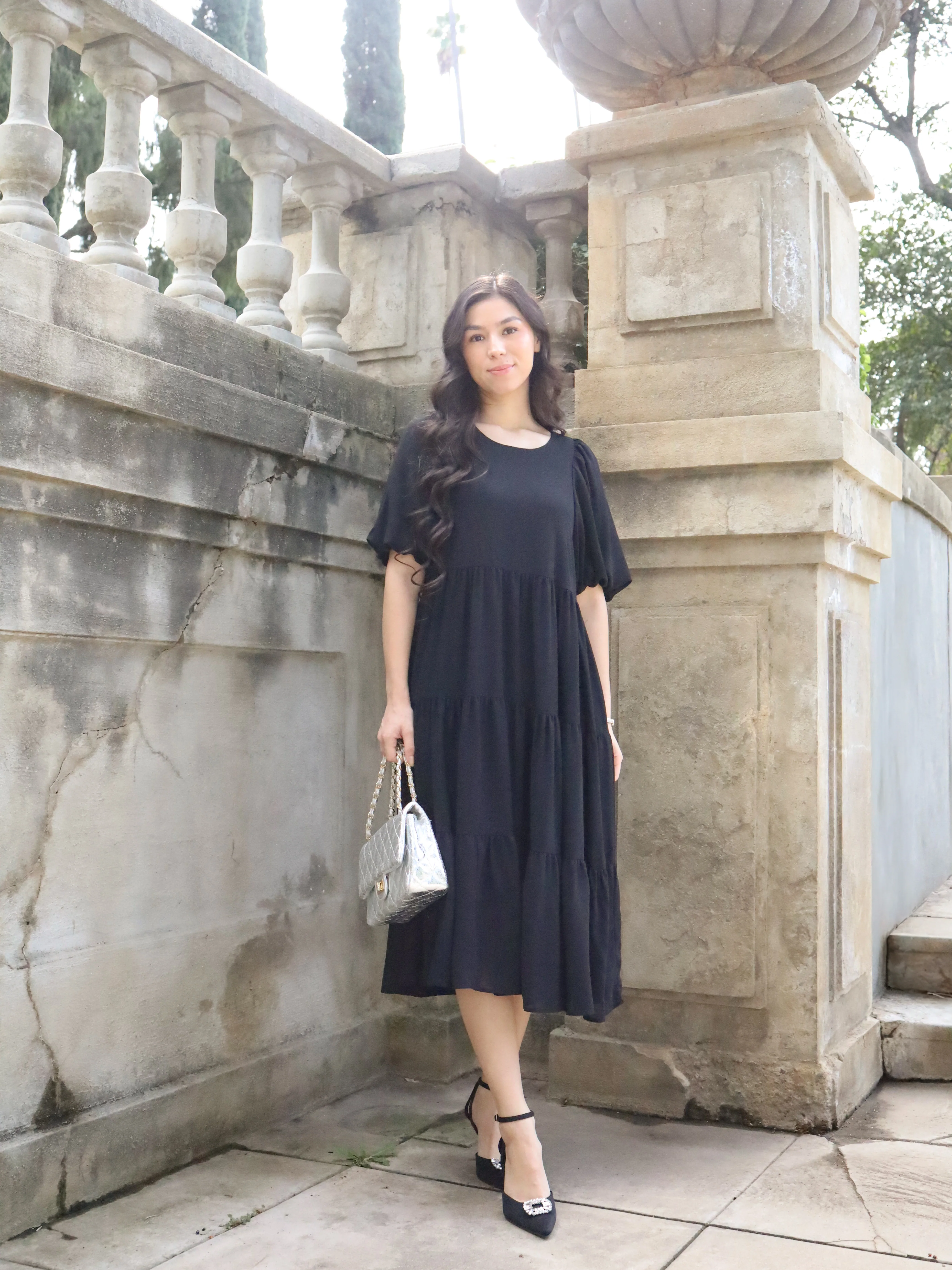 Mariah Dress - Black - Image 7