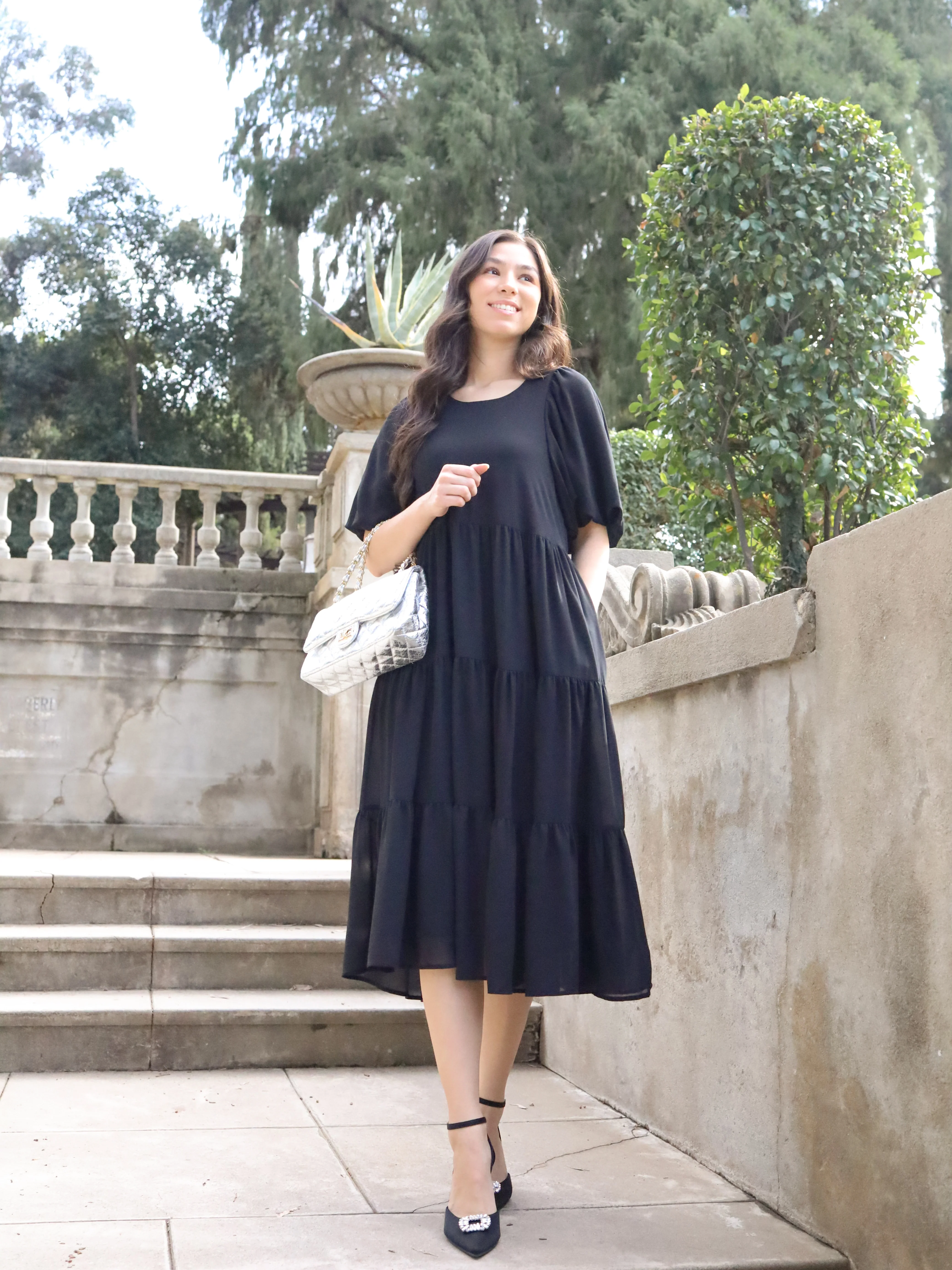 Mariah Dress - Black - Image 8