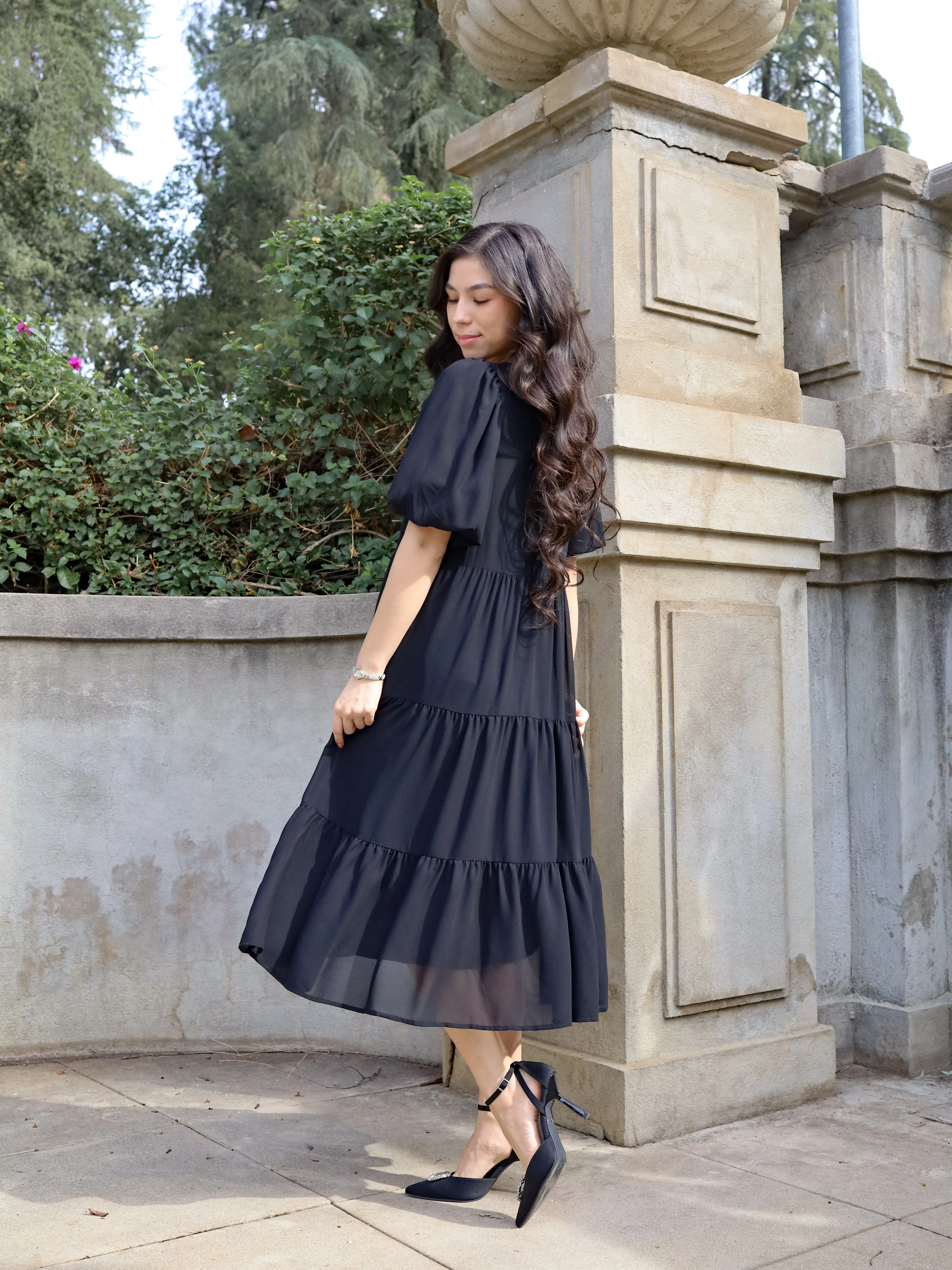 Mariah Dress - Black - Image 9