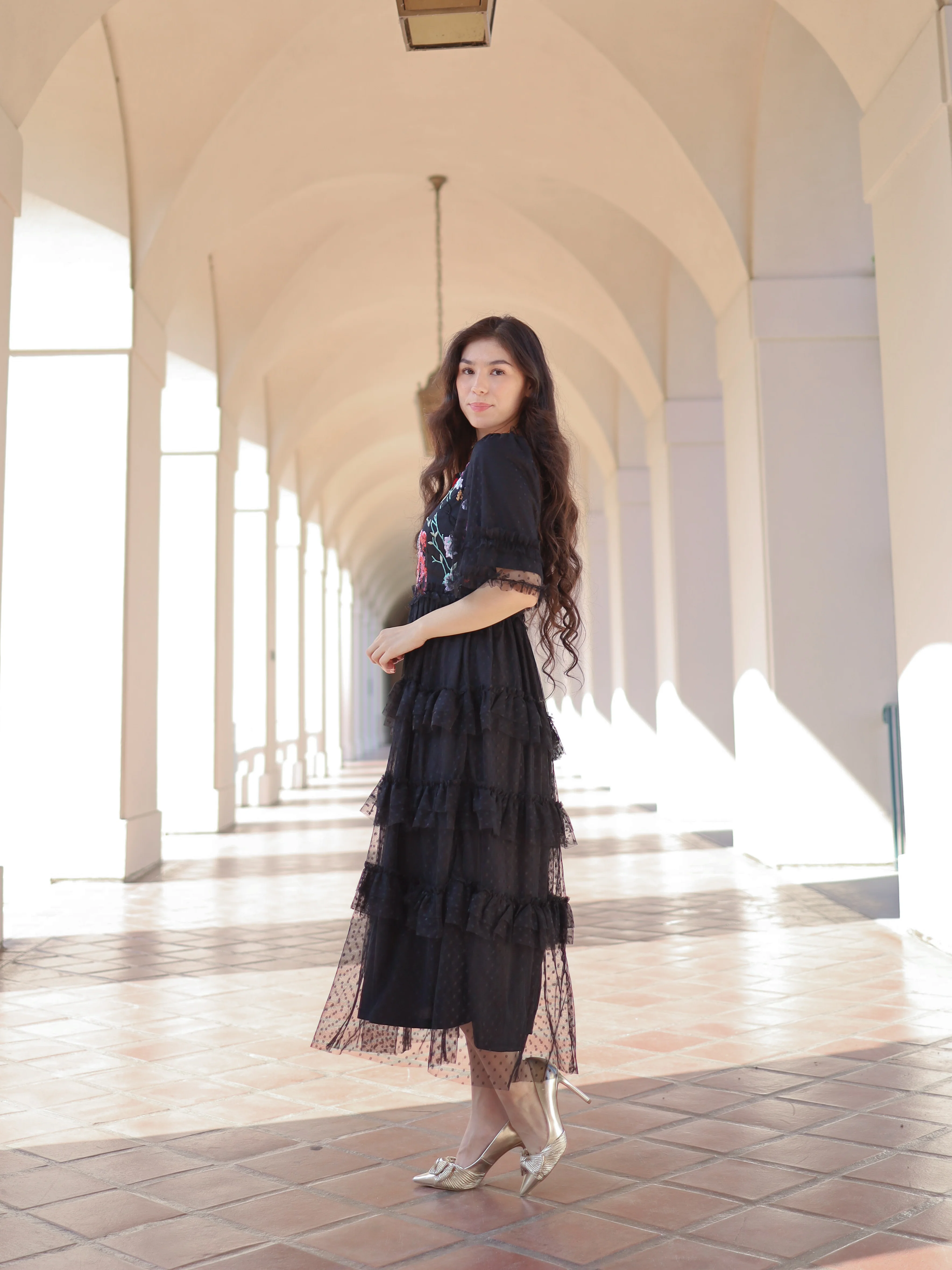 Midnight Garden Dress - Image 3