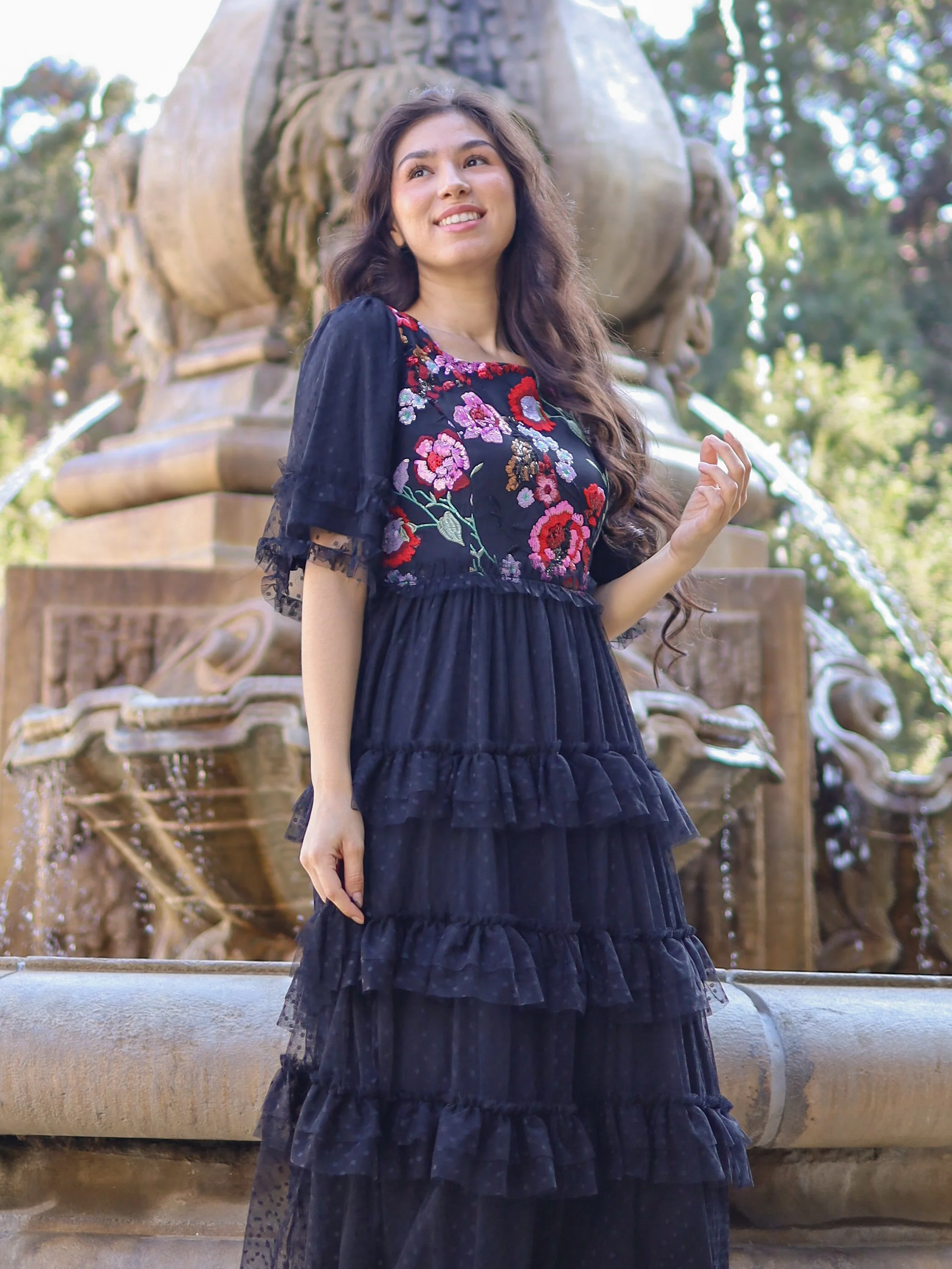 Midnight Garden Dress - Image 5