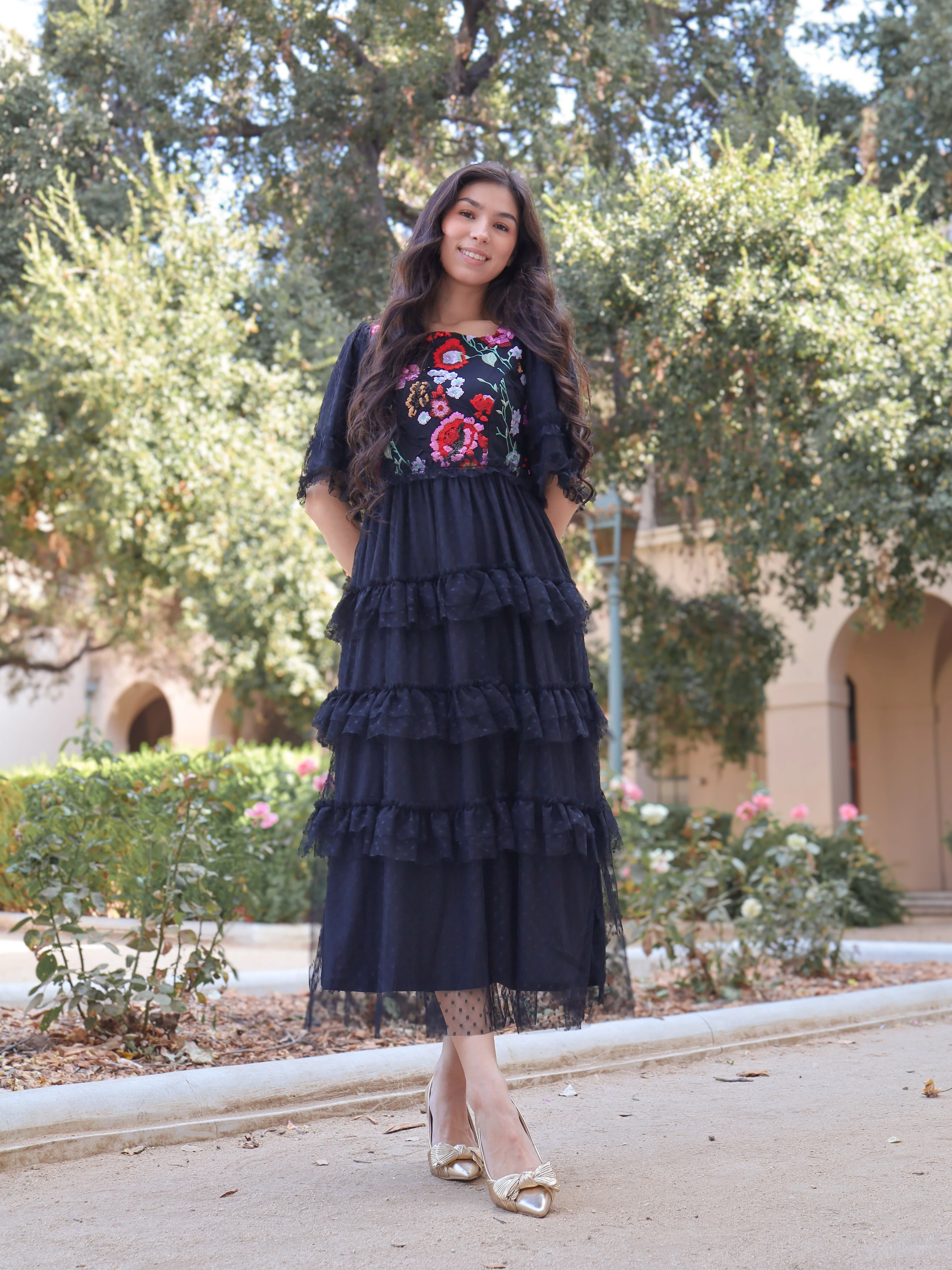 Midnight Garden Dress - Image 6