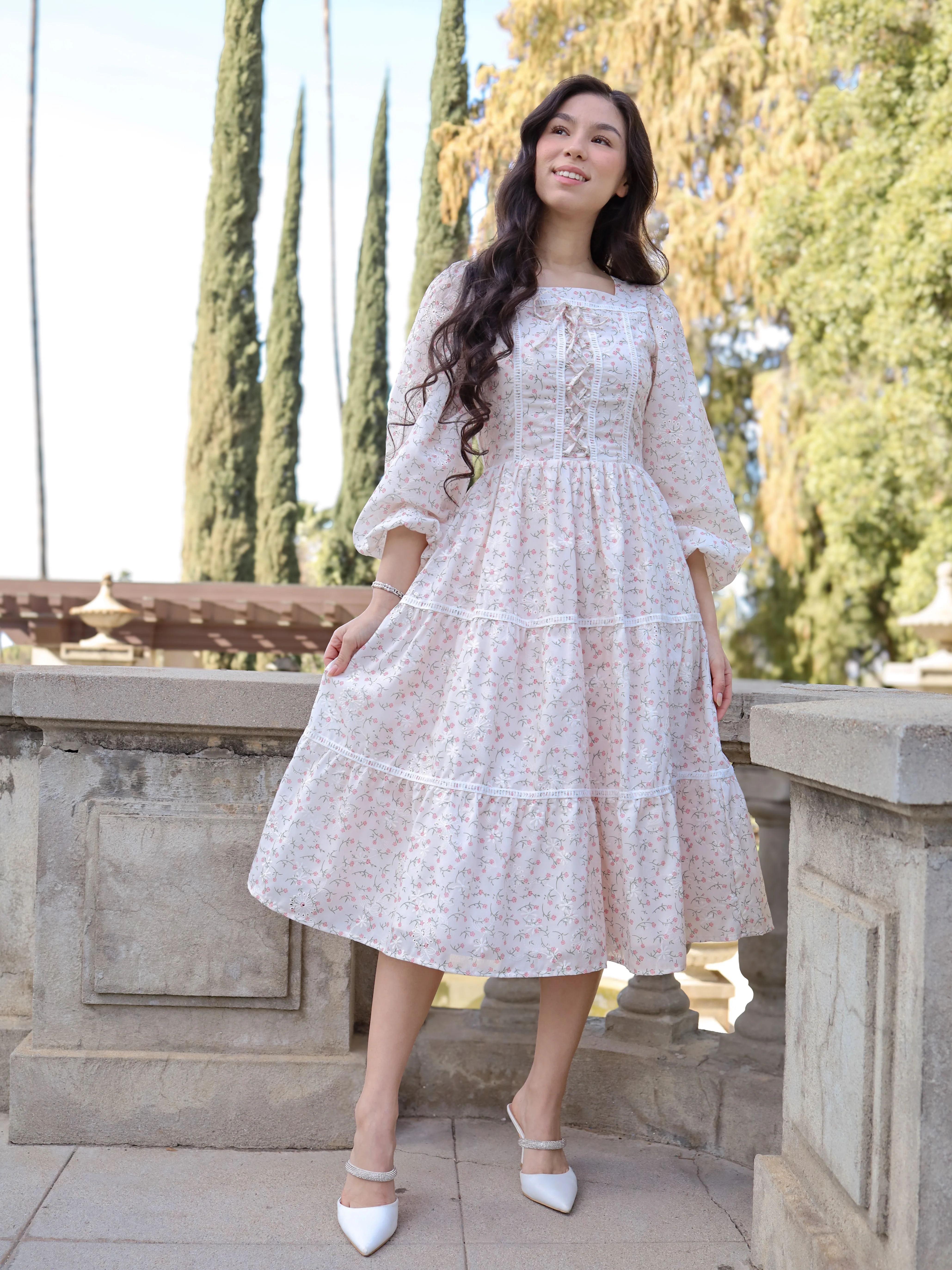 Rosette Whimsy Dress - Image 11
