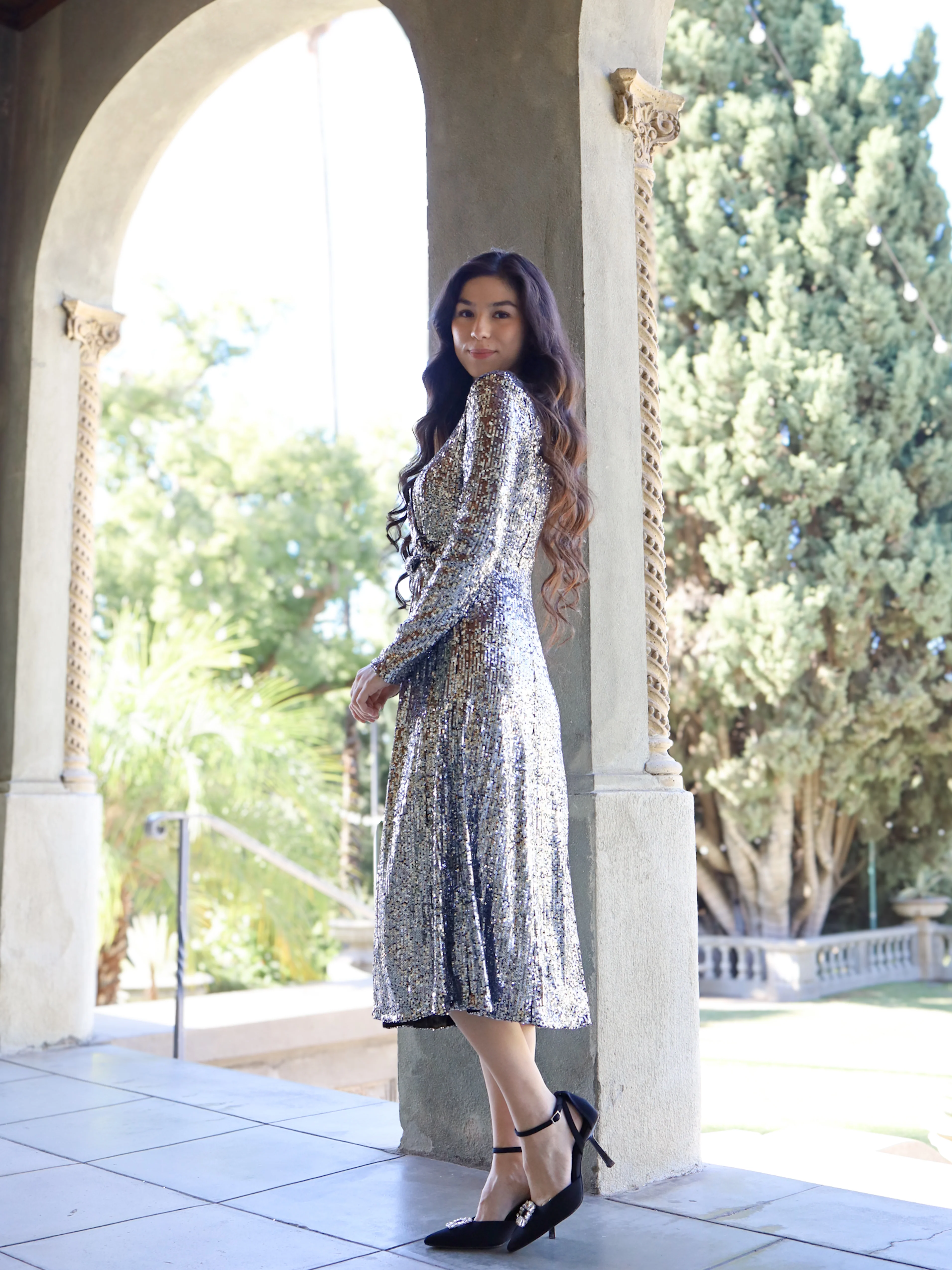 Starlet Dress - Gunmetal - Image 3