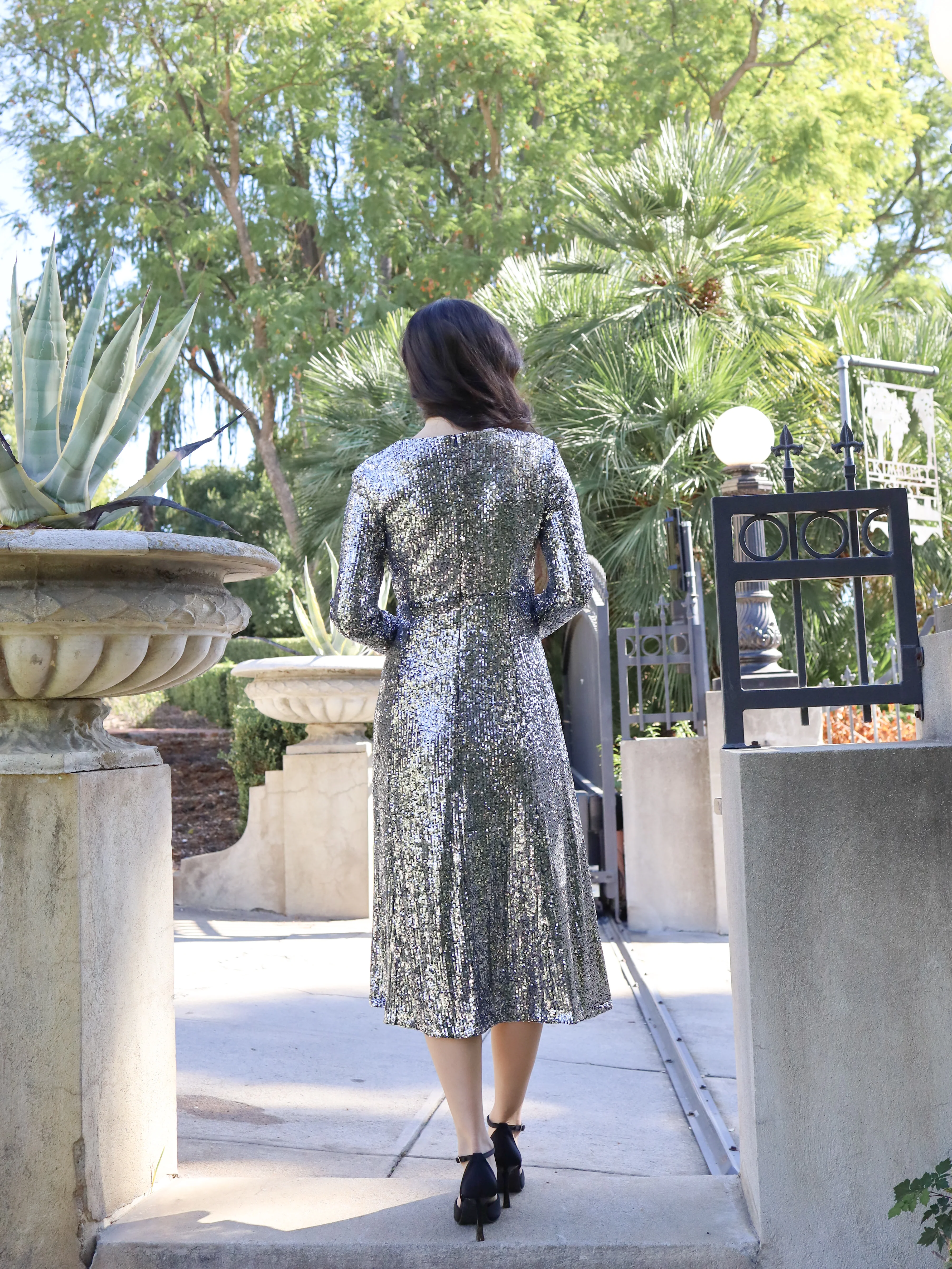 Starlet Dress - Gunmetal - Image 4