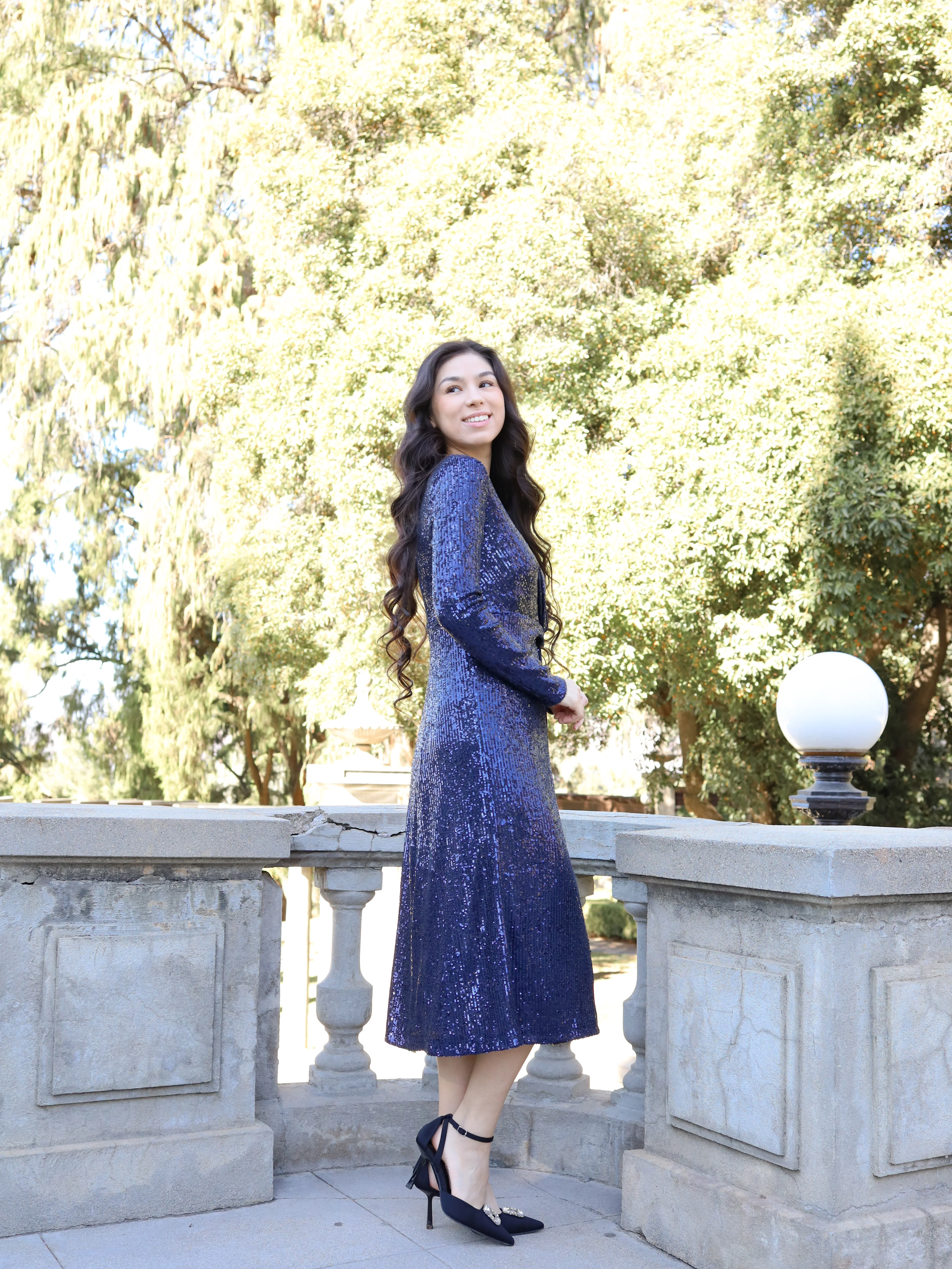 Starlet Dress - Navy - Image 3