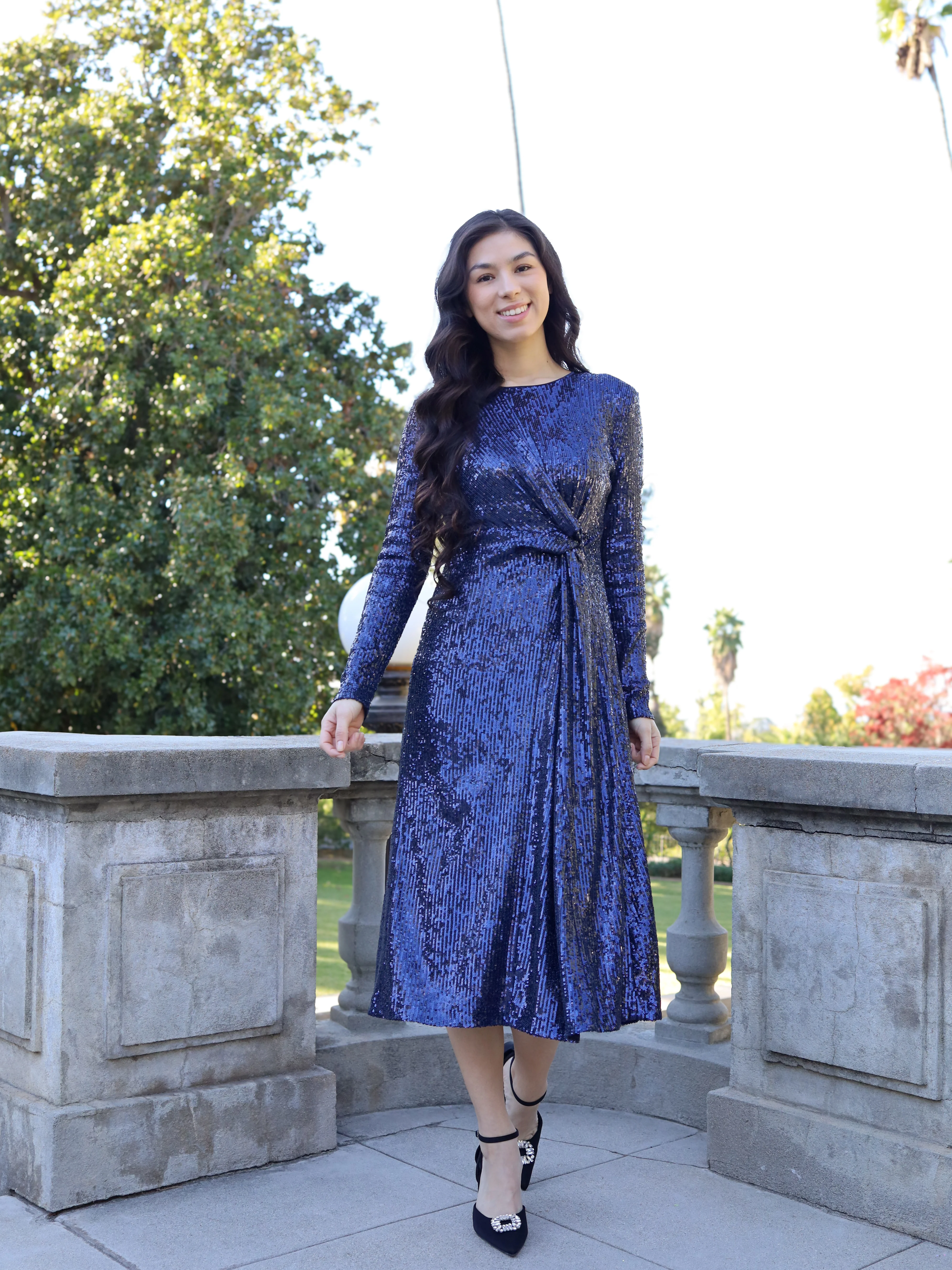 Starlet Dress - Navy - Image 5