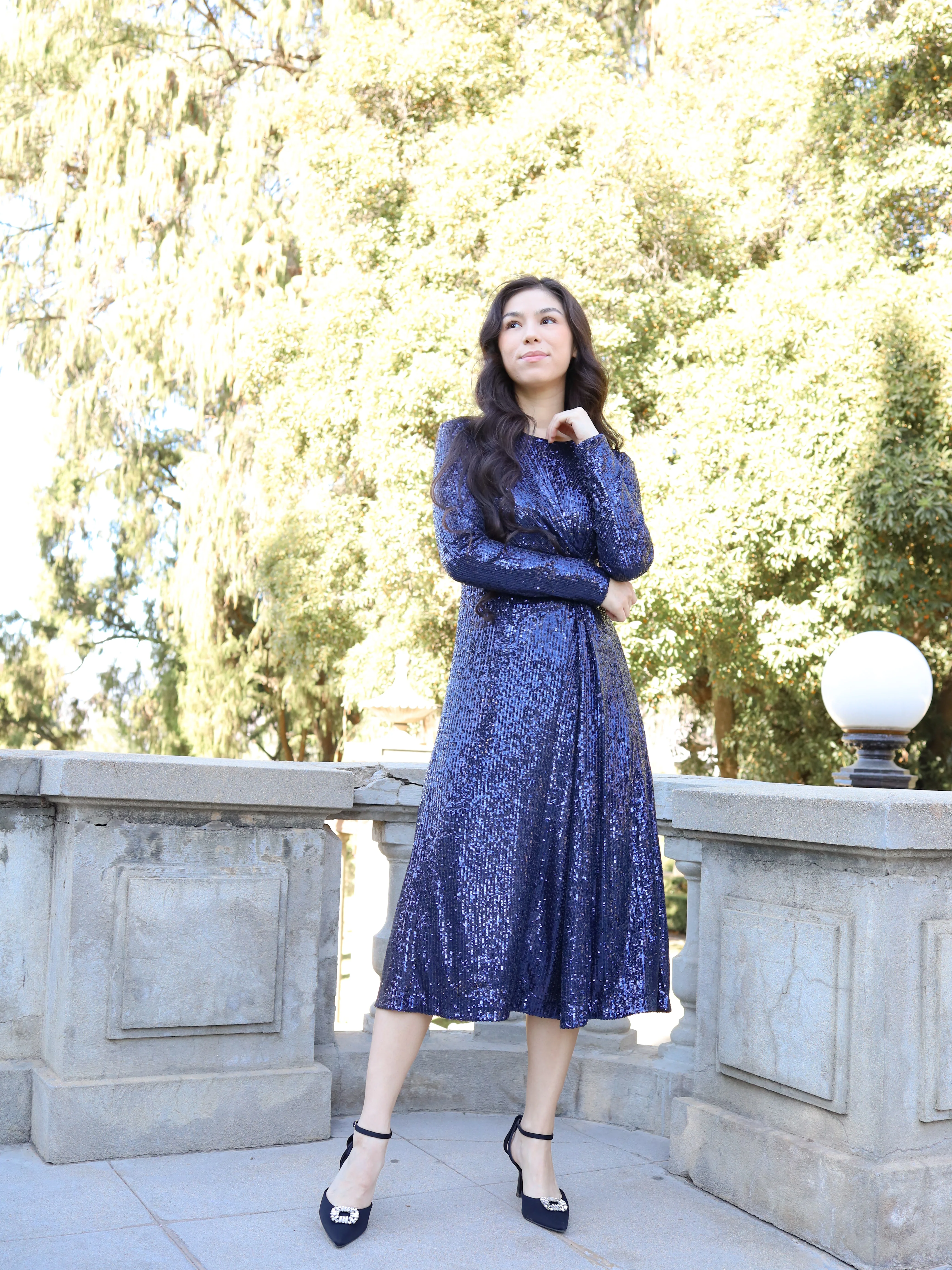 Starlet Dress - Navy - Image 6