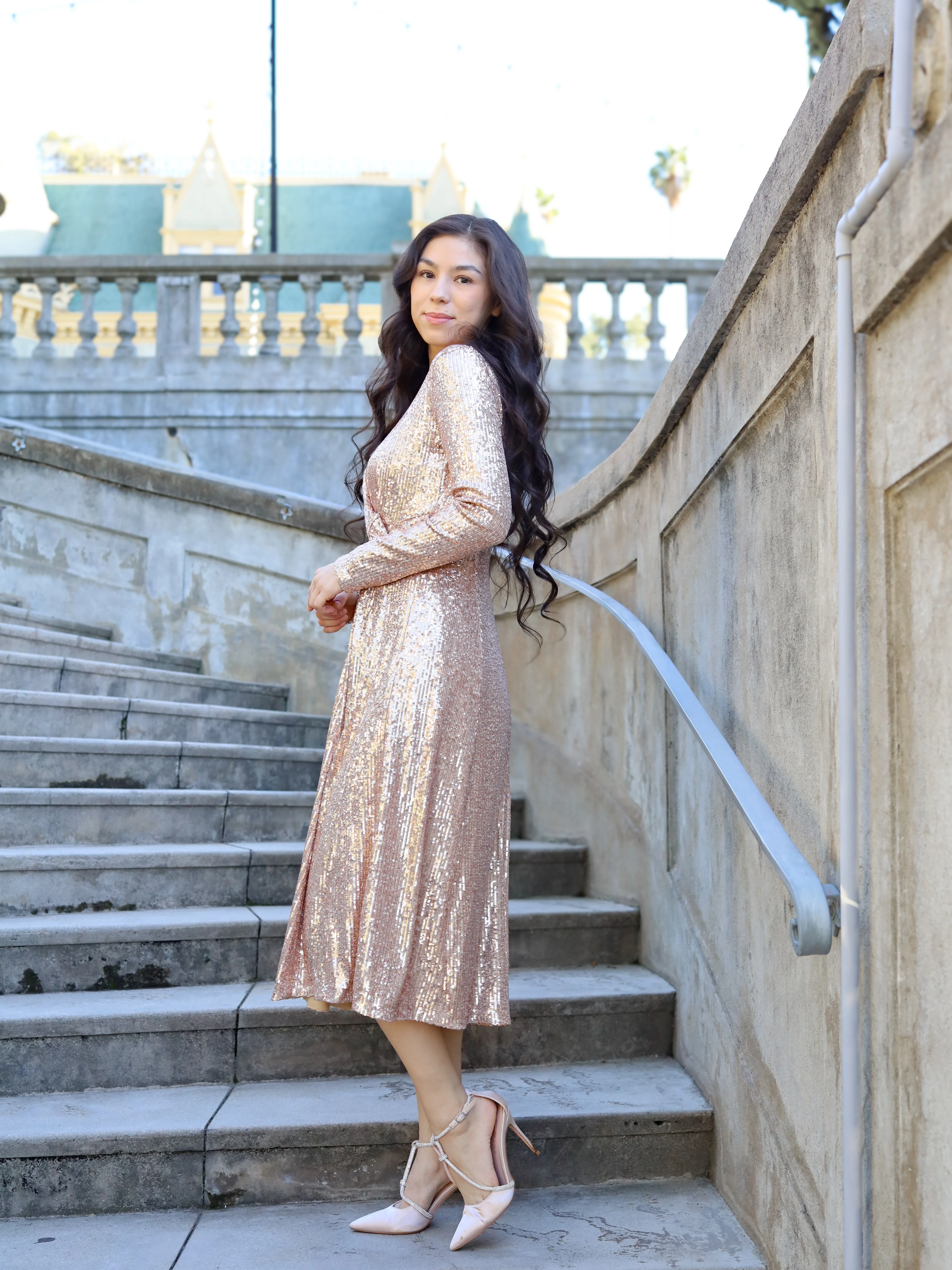 Starlet Dress - Rose Gold - Image 3