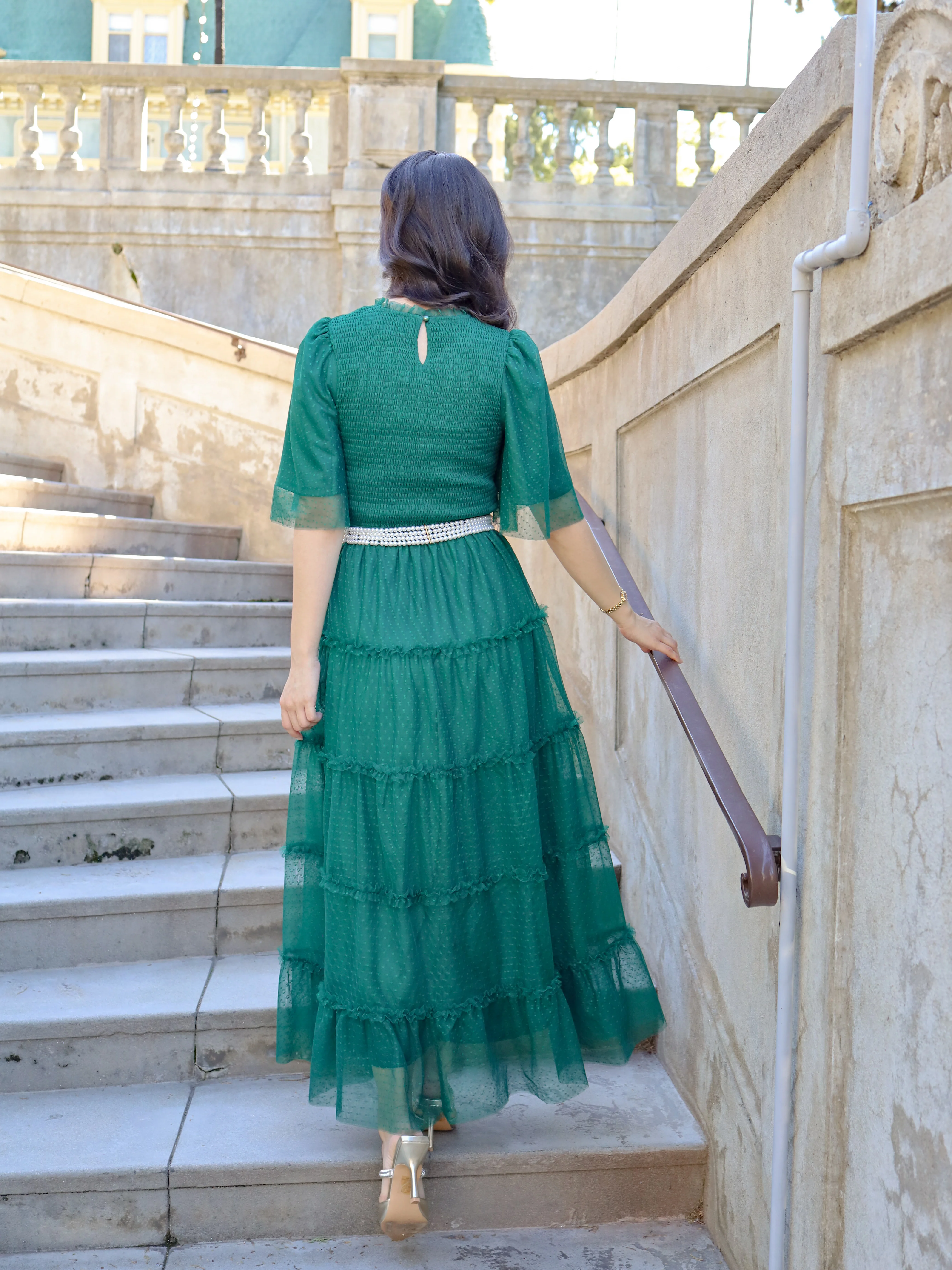 Vintage Romance Dress - Forest - Image 4