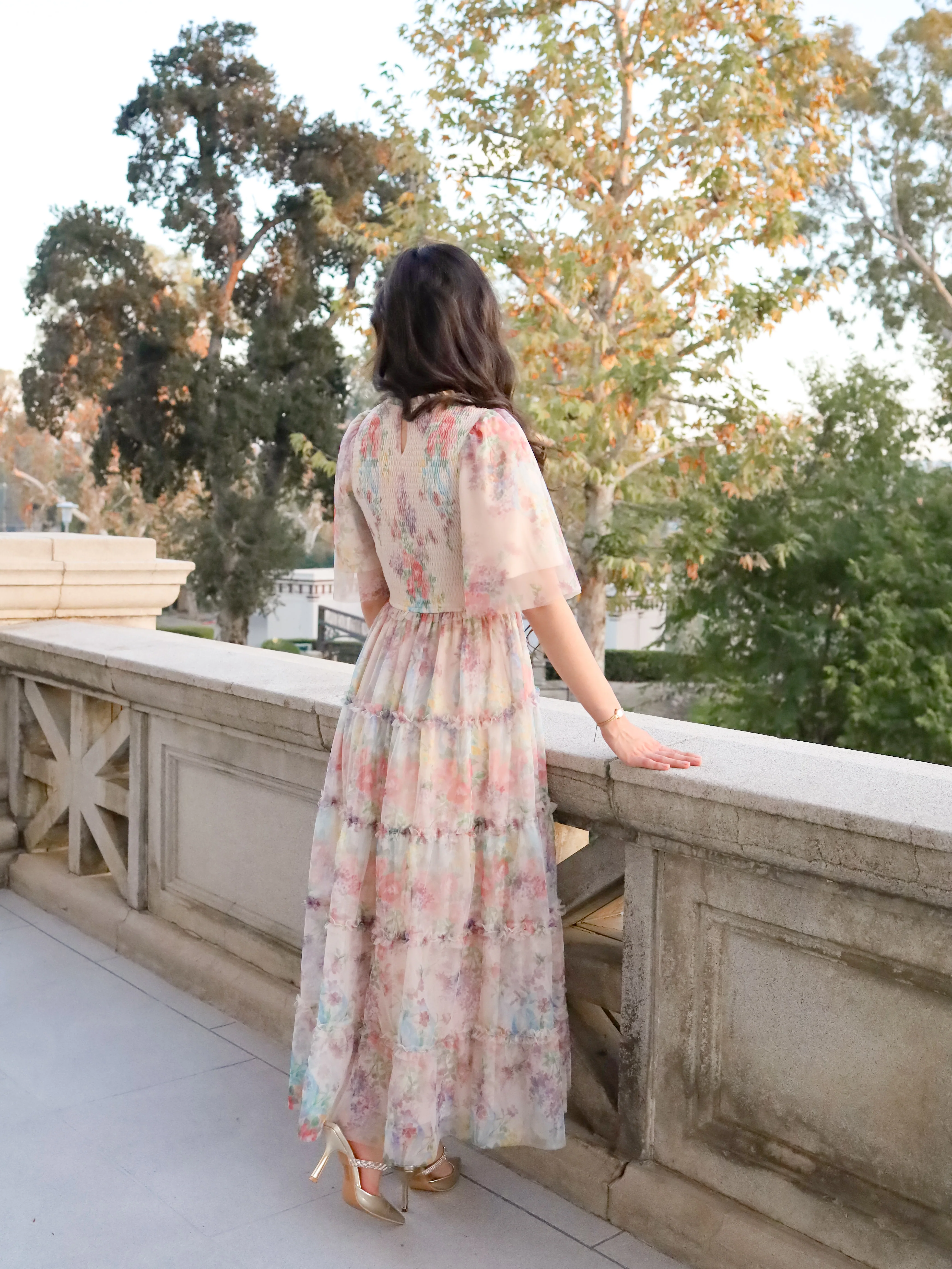 Vintage Romance Dress - Ivory Garden - Image 4