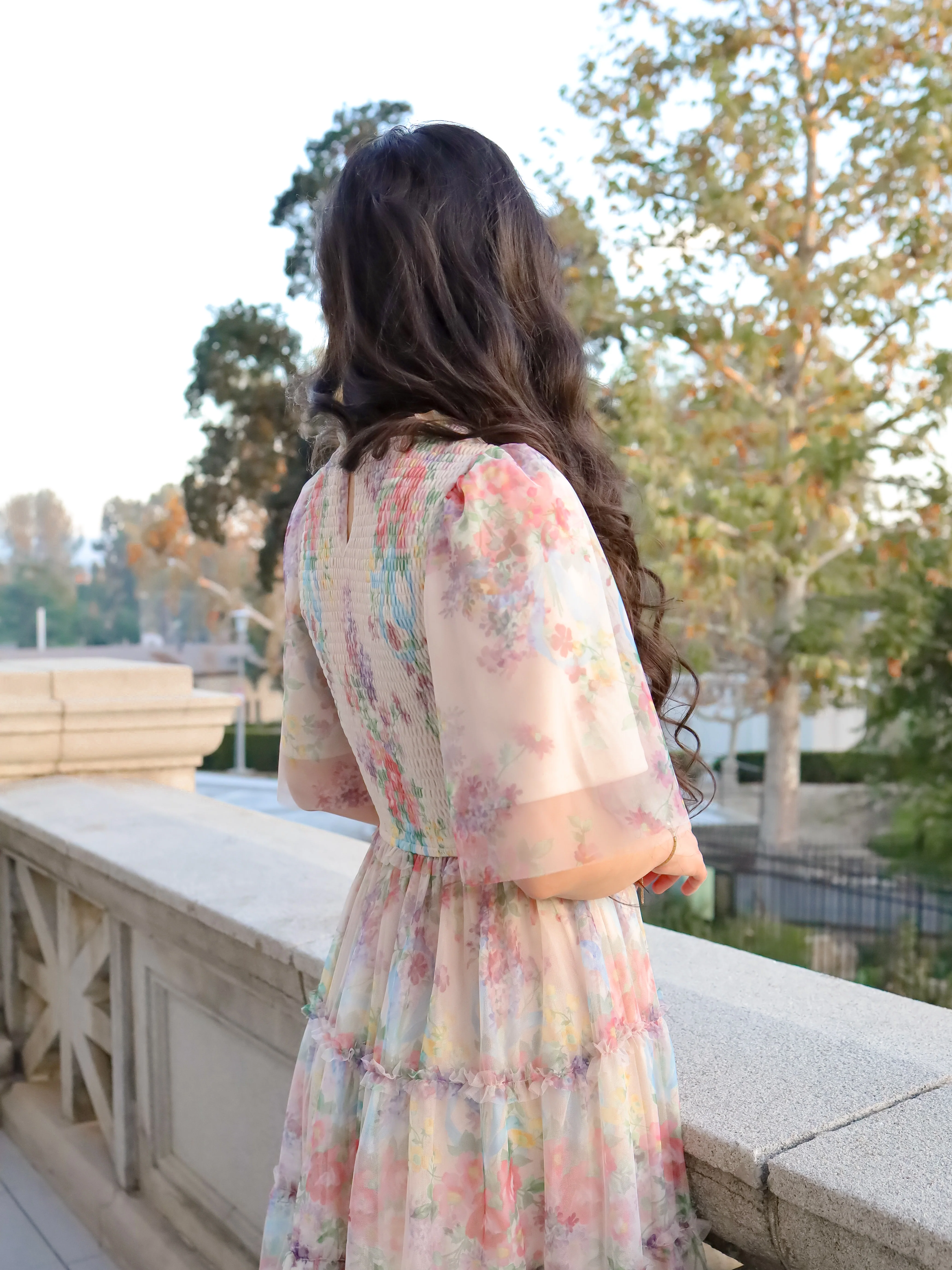 Vintage Romance Dress - Ivory Garden - Image 6